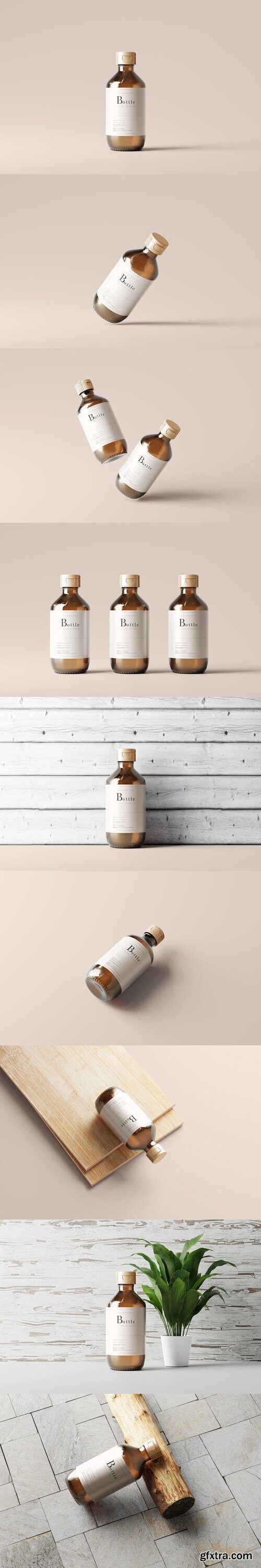 CreativeMarket - Bottle Mockup 7457485