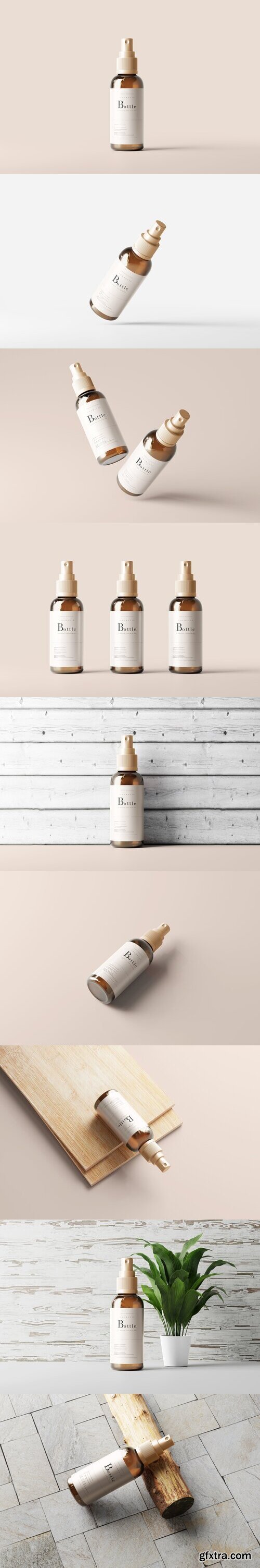 CreativeMarket - Spray Bottle Mockup 7457480