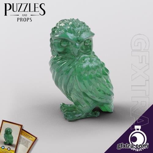 Figurine of Wondrous Power - Serpentine Owl 3D Print