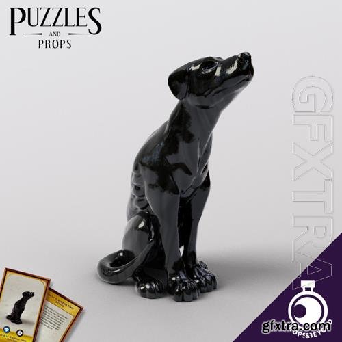 Figurine of Wondrous Power - Onyx Dog 3D Print