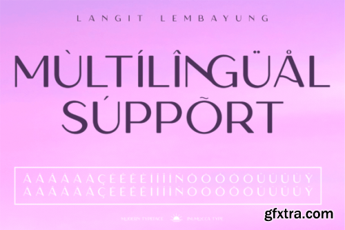  Langit Lembayung Font