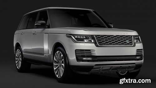 Range Rover Vogue SE LWB L405 2018 3D Model