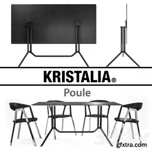 Kristalia Poule and Compas