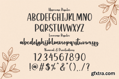  Bloomi Almond Font