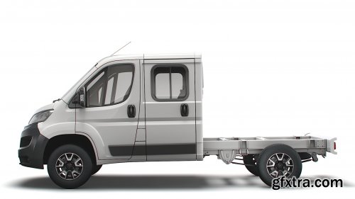 Cgtrader - Opel Movano Chassis Truck Crew Cab 3450 WB 2022