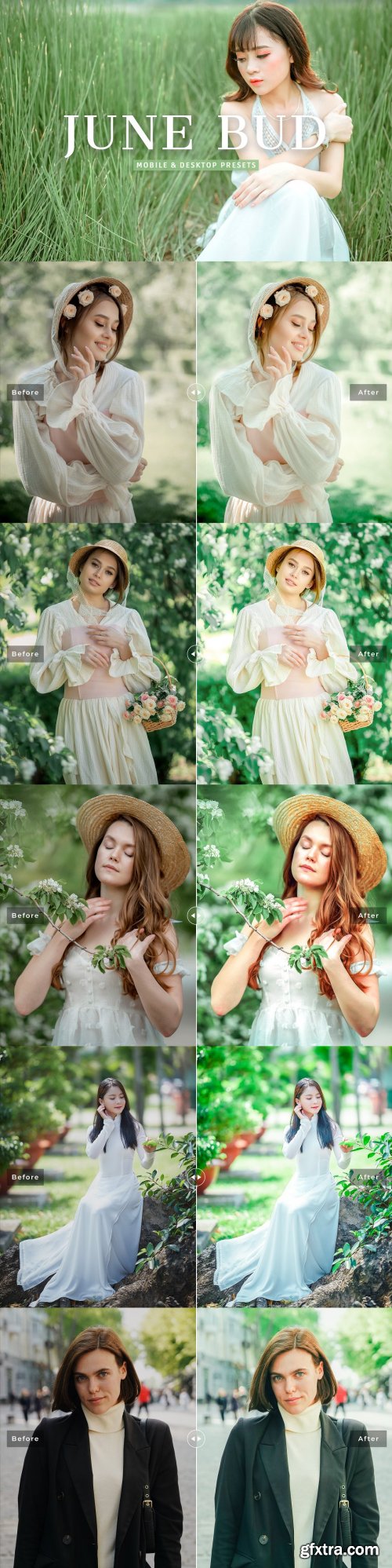 CreativeMarket - June Bud Pro Lightroom Presets 7375260