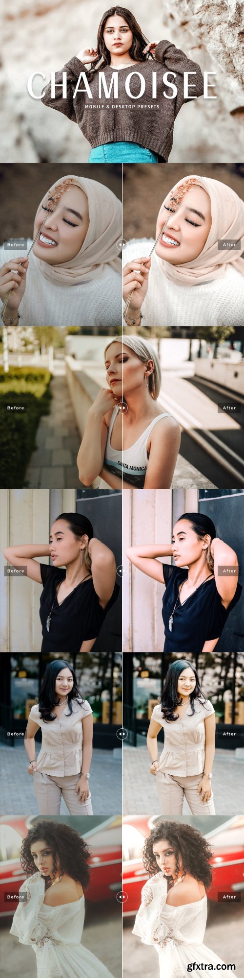 CreativeMarket - Chamoisee Pro Lightroom Presets 7375237