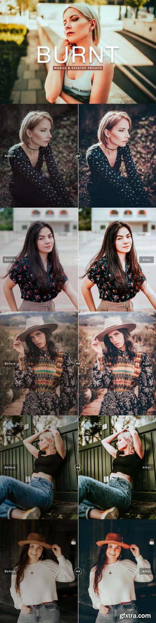 CreativeMarket - Burnt Pro Lightroom Presets 7375231