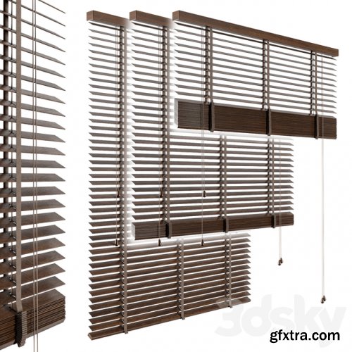  Wood venetian blind