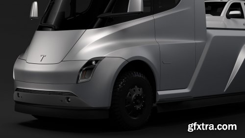 Turbosquid - Tesla Pickup 2020 3D Model