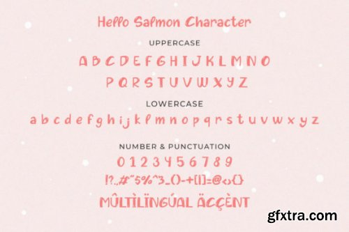  Hello Salmon Font