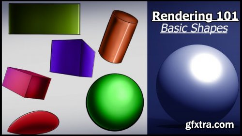  Learn how to render! Easy shading anyone can learn! Basic Shapes