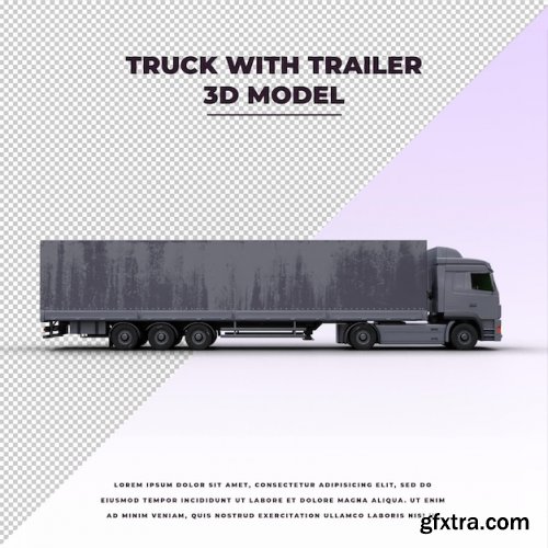 Truck with trailer