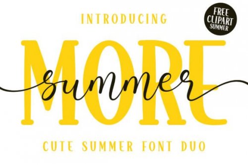  More Summer Duo Font