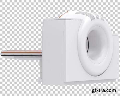 Ct scanner on transparent background 3d rendering