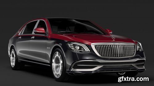 Mercedes Maybach S560 4Matic X222 2019 3D Model