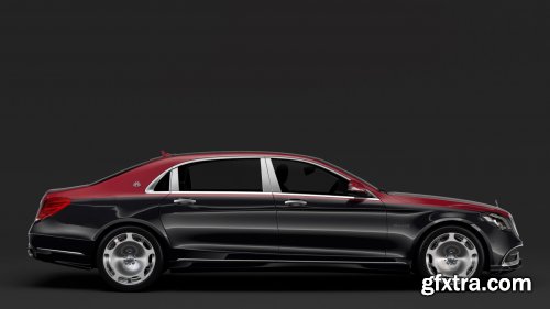 Mercedes Maybach S560 4Matic X222 2019 3D Model