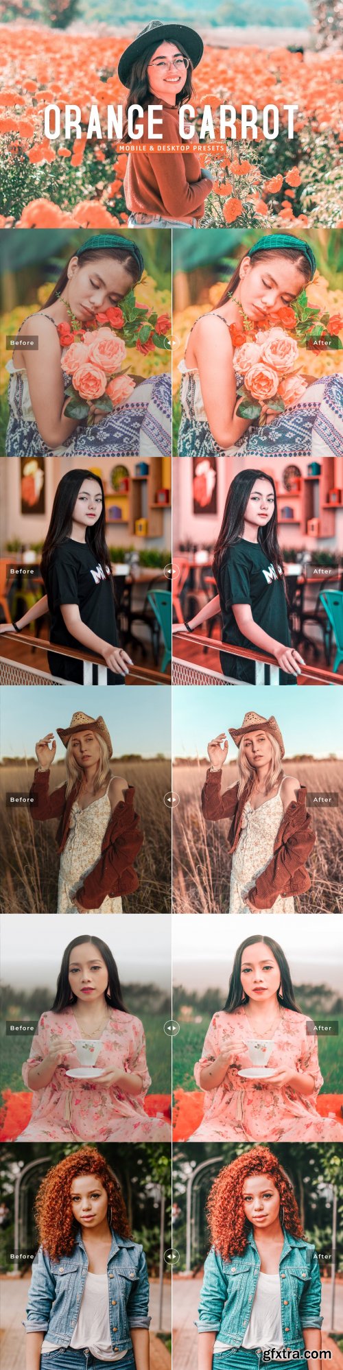 CreativeMarket - Orange Carrot Pro Lightroom Presets 7382491