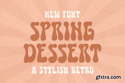  Spring Dessert Font