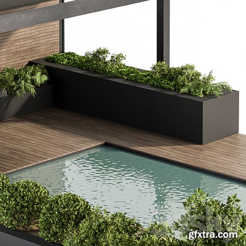  Backyard and Landscape Furniture with Pool 03