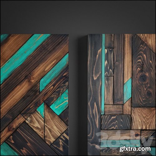  Panel wood art