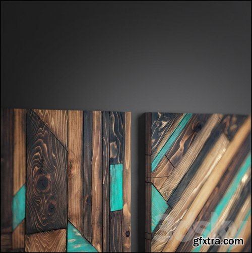  Panel wood art