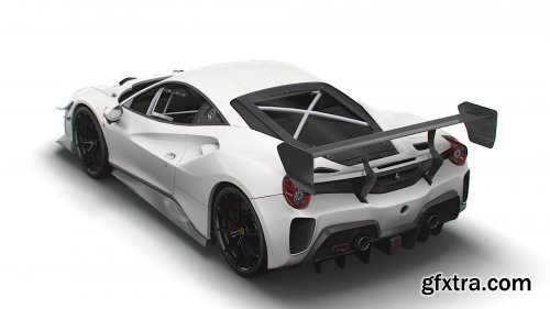 Cgtrader - Ferrari GTB 488 EVO 2021 3D model