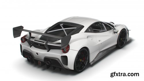 Cgtrader - Ferrari GTB 488 EVO 2021 3D model