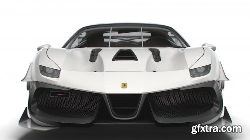 Cgtrader - Ferrari GTB 488 EVO 2021 3D model