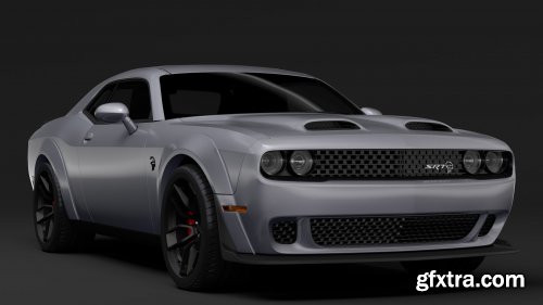 Cgtrader - Dodge Challenger SRT Hellcat Redeye Widebody LC 2019