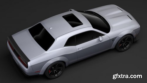 Cgtrader - Dodge Challenger SRT Hellcat Redeye Widebody LC 2019