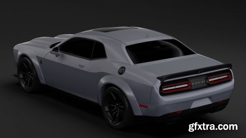 Cgtrader - Dodge Challenger SRT Hellcat Redeye Widebody LC 2019