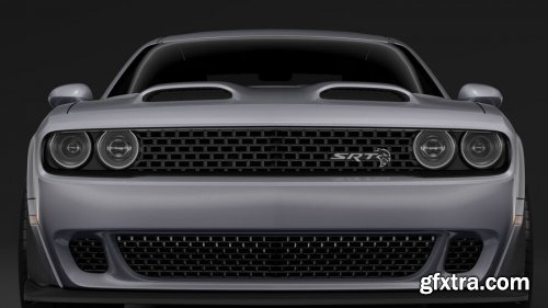 Cgtrader - Dodge Challenger SRT Hellcat Redeye Widebody LC 2019