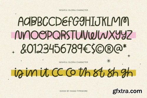  Wishful Gloria Font