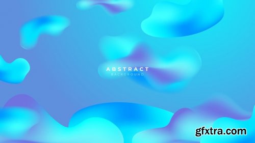 3d liquid colorful futuristic gradient background 