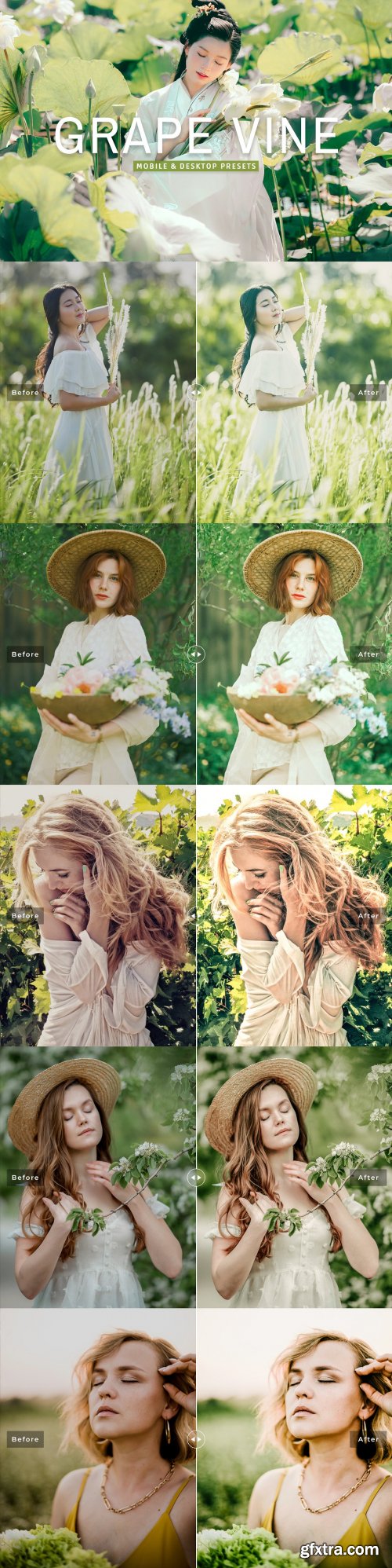 CreativeMarket - Grape Vine Pro Lightroom Presets 7389010