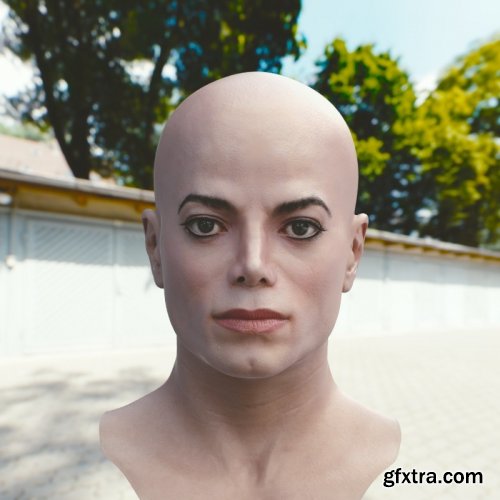 Turbosquid - Michael Jackson head 3D model