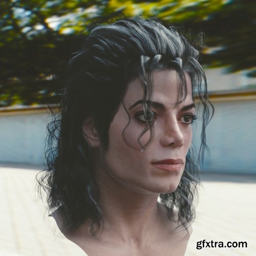 Turbosquid - Michael Jackson head 3D model