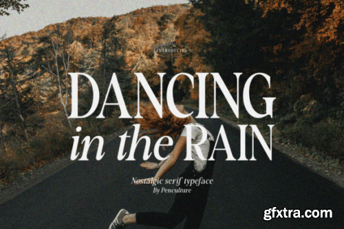  Dancing in the Rain Font
