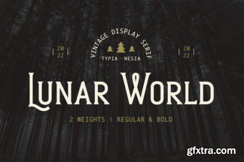  Lunar World Font