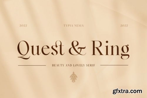  Quest and Ring Font