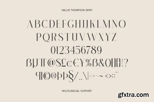  Hallie Thompson Font