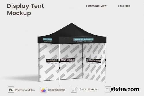 Display tent mockup 