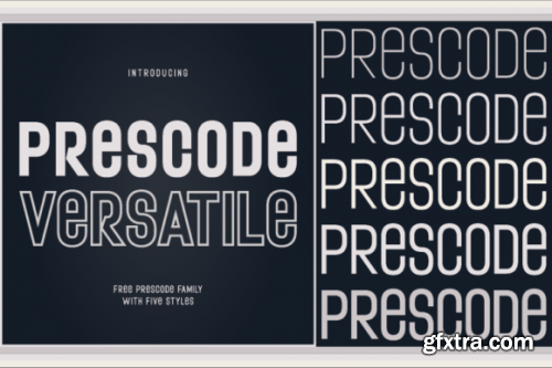  Prescode Versatile Font