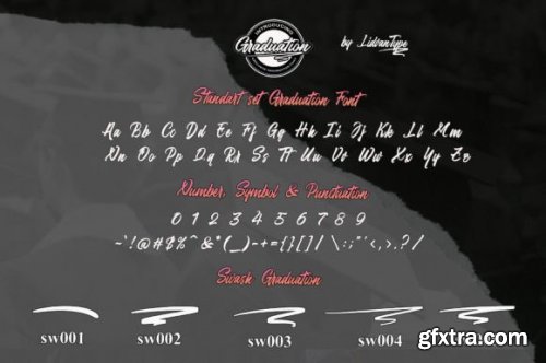  Graduation Font