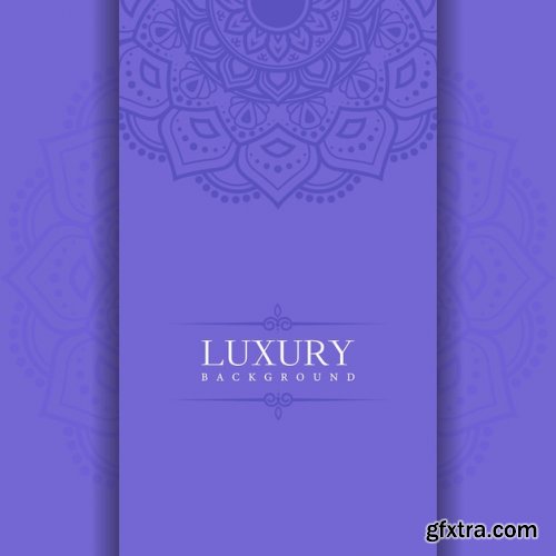 Luxury golden ornamental premium mandala geometric background