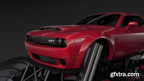 Monster Truck Dodge Challenger Demon