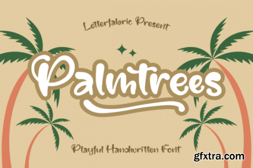  Palmtrees Font