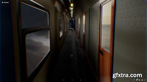 Cgtrader - Train Railroad Car With Interior VR / AR / low-poly 3d model