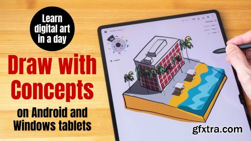  Learn to draw with Concepts on Android and Windows tablets